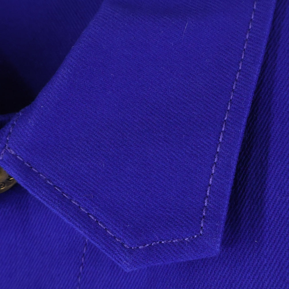 LOUIS VUITTON(ルイヴィトン) 22AW ロゴボタンコットンデニムジャケット ブルー RM222Q NEO HNA41W