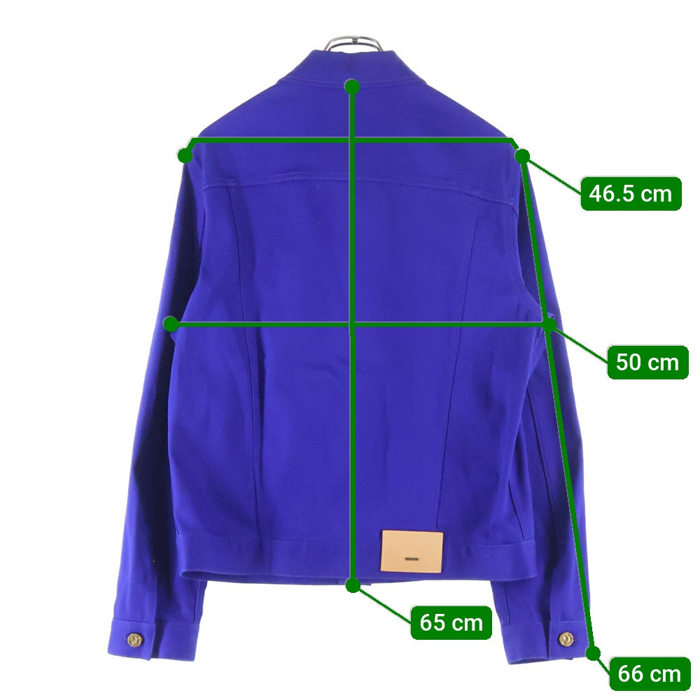 LOUIS VUITTON(ルイヴィトン) 22AW ロゴボタンコットンデニムジャケット ブルー RM222Q NEO HNA41W