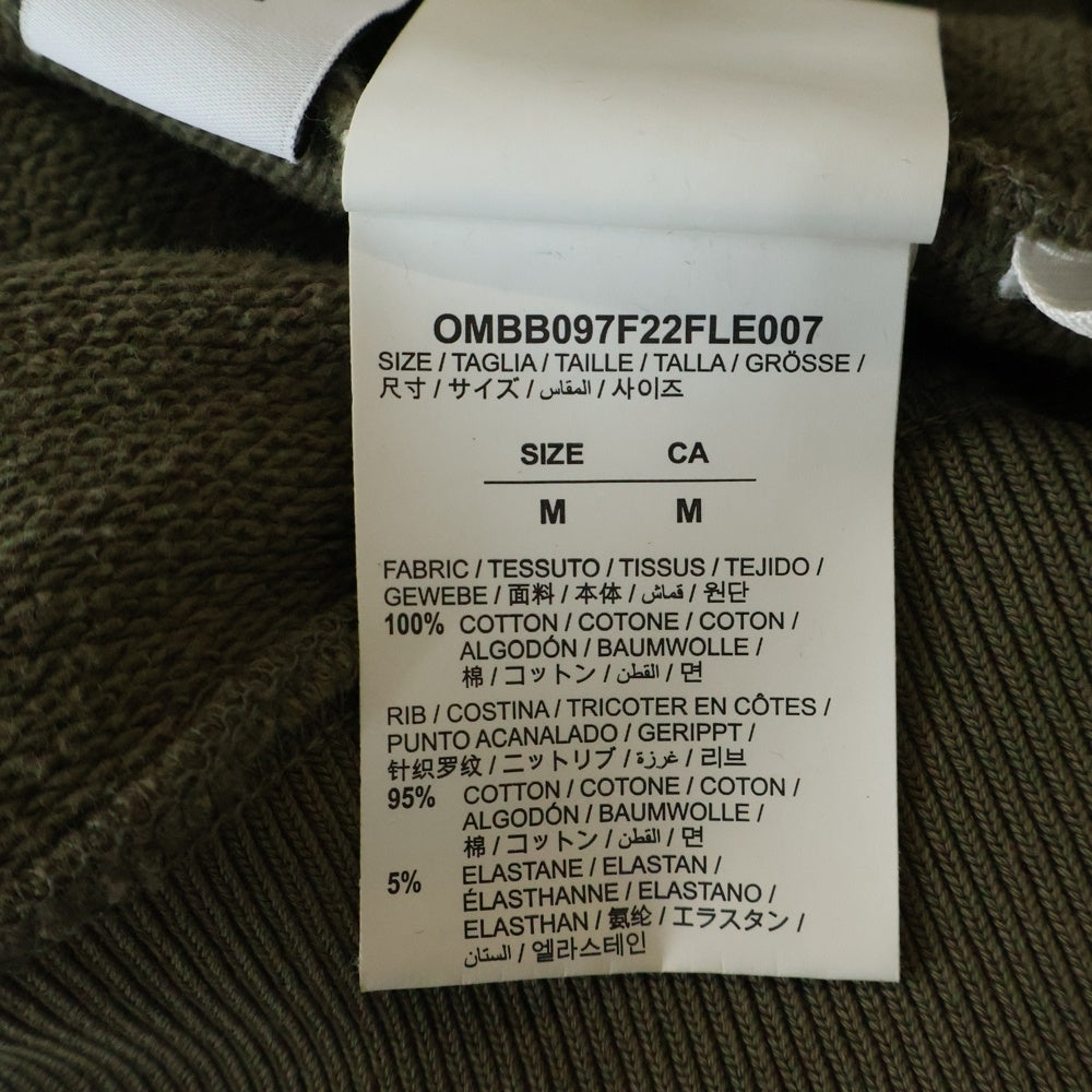 OFF-WHITE(オフホワイト) Brick Arroows Hoodie パーカー フーディ プルオーバーパーカー カーキ OMBB097F22FLE007