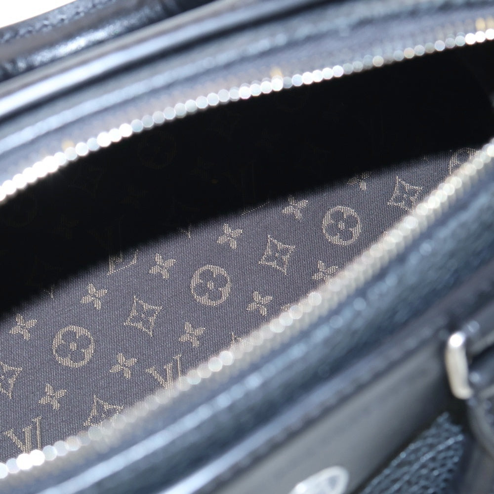 LOUIS VUITTON(ルイヴィトン) LVバイカー・ナノ 2WAYバッグ ハンドバッグ ショルダーバッグ ブラック ノワール レザー M14623 シルバー金具 レディース