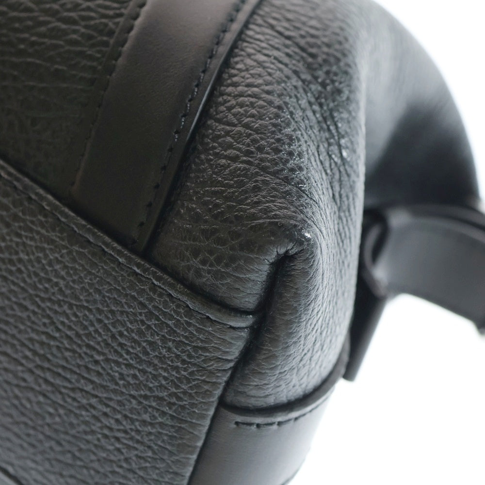 LOUIS VUITTON(ルイヴィトン) LVバイカー・ナノ 2WAYバッグ ハンドバッグ ショルダーバッグ ブラック ノワール レザー M14623 シルバー金具 レディース