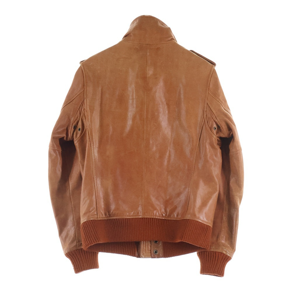 AVIREX(アヴィレックス) レザーシングルライダース ジャケット ブラウン 6291005