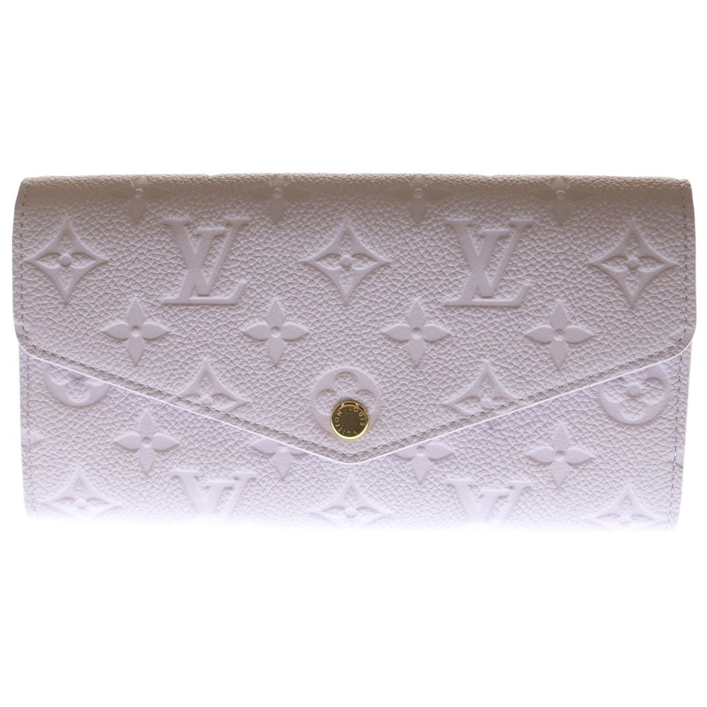LOUIS VUITTON(ルイヴィトン) モノグラムアンプラント ポルトフォイユサラ ミスティ ロングウォレット 長財布 カードケース ライトパープル レザー M25713 ゴールド金具