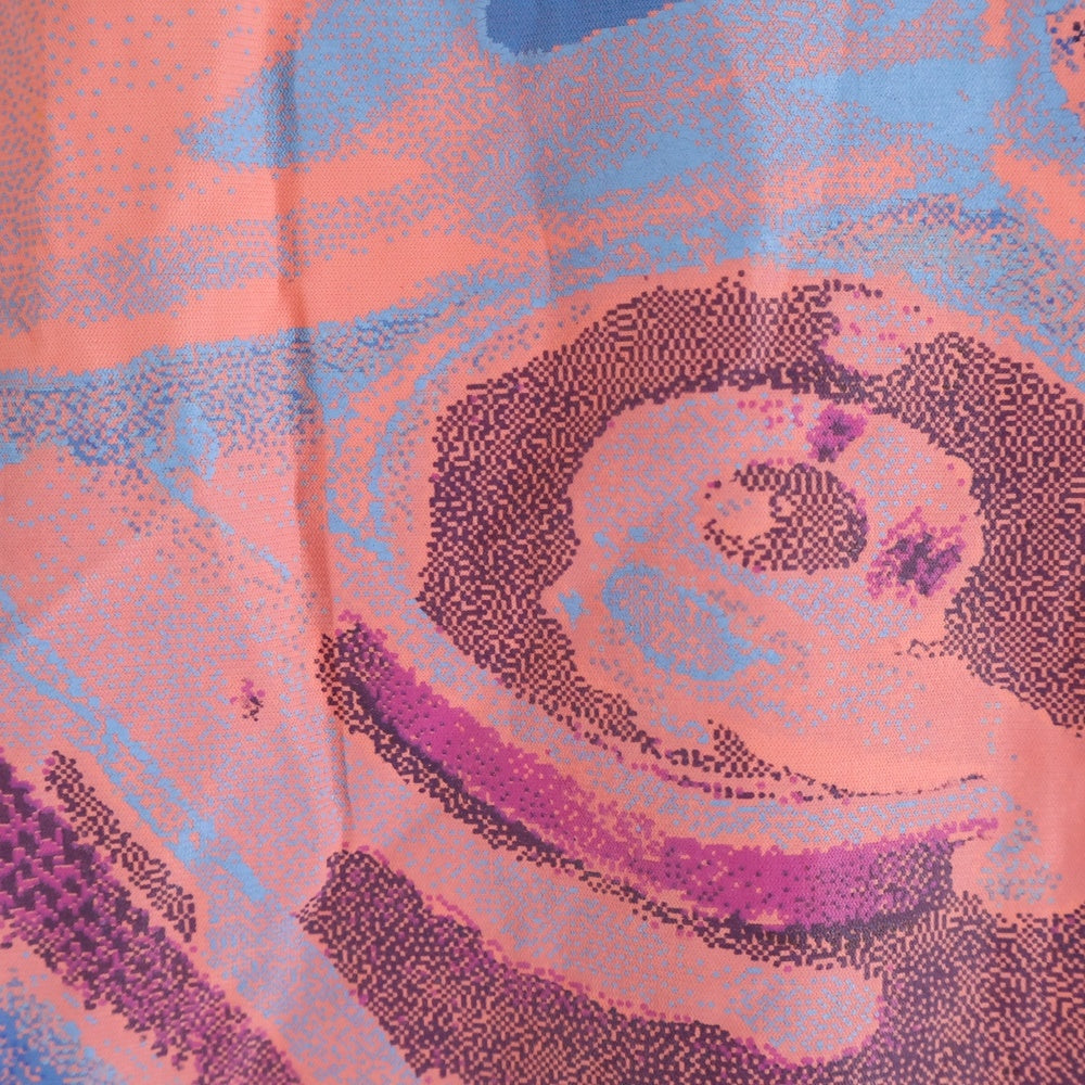 FENDI(フェンディ) ロゴプリント クルーネック 半袖Tシャツ カットソー ピンク レディース