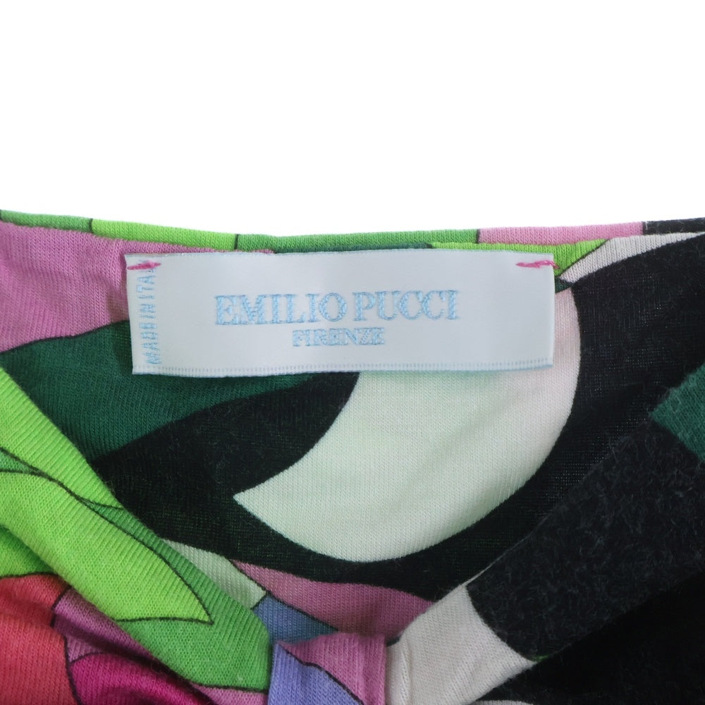 EMILIO PUCCI(エミリオプッチ) プッチ総柄プリントキャミソール ピンク レディース