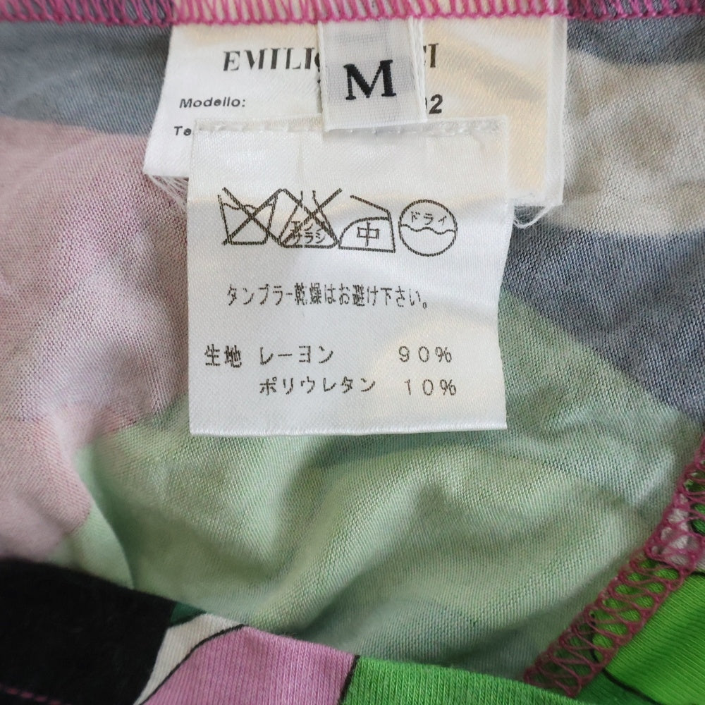 EMILIO PUCCI(エミリオプッチ) プッチ総柄プリントキャミソール ピンク レディース