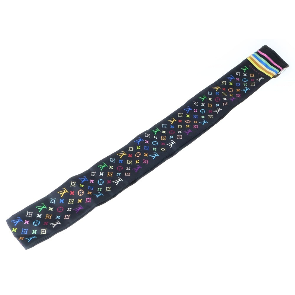 LOUIS VUITTON(ルイヴィトン) モノグラムマルチカラー バンドー シルクスカーフ ブラック M71992 レディース