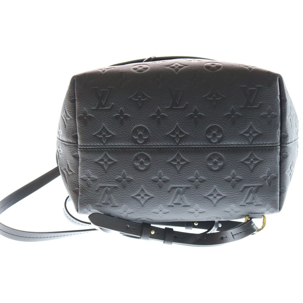 LOUIS VUITTON(ルイヴィトン) アンプラント モンスリPM リュックサック バックパック ブラック ノワール レザー M45205 ゴールド金具 レディース