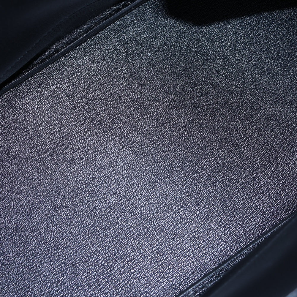 HERMES(エルメス) バーキン35 ソーブラック ボックスカーフ □O刻印 ブラック金具 ハンドバッグ レディース