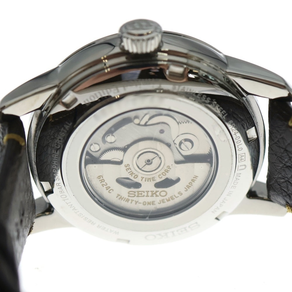 SEIKO(セイコー) プレサージュ 腕時計 110周年記念 クラフツマンシップシリーズ 漆ダイヤル ワインレッド文字盤 SS×革/AT SARD019 0932/1500 レディース