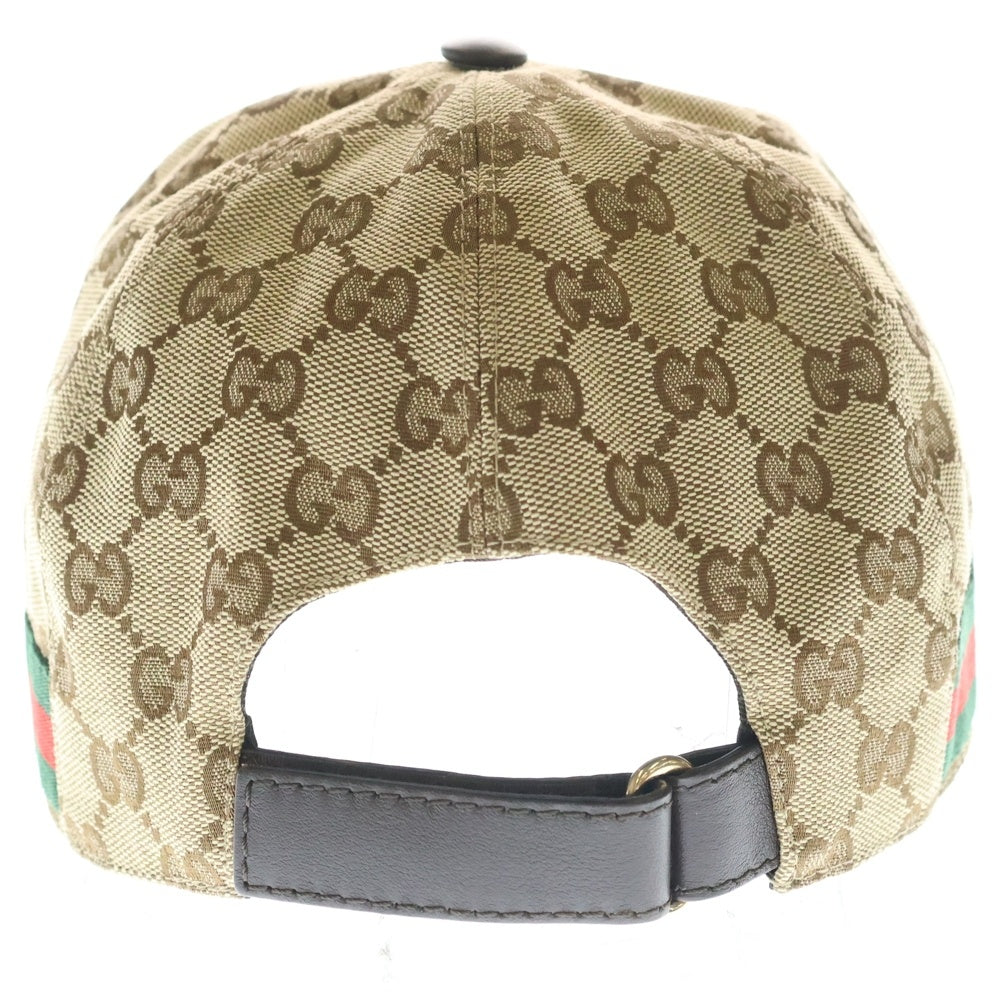 GUCCI(グッチ) GGジャガードベースボールキャップ ブラウン ベージュ 200035 レディース