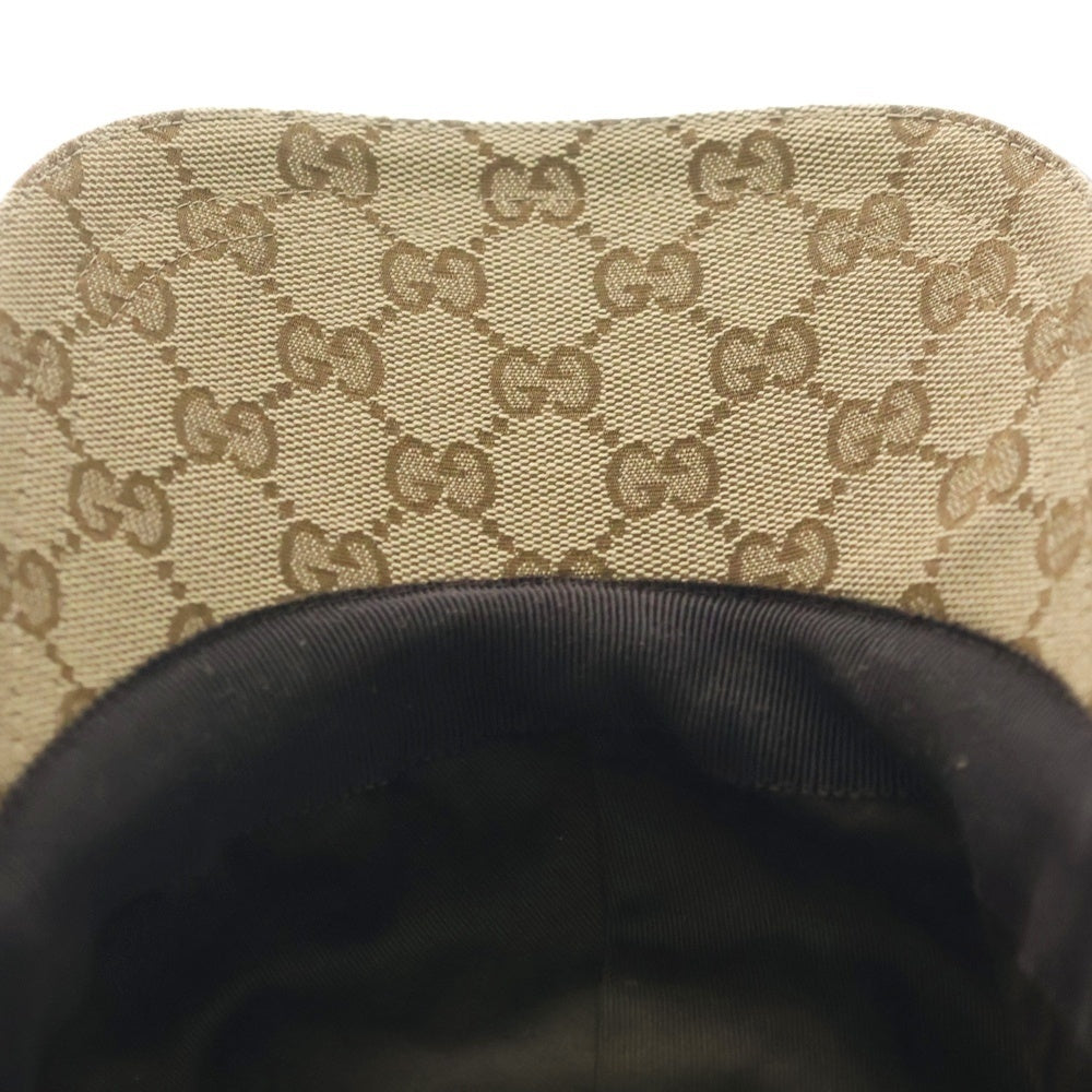 GUCCI(グッチ) GGジャガードベースボールキャップ ブラウン ベージュ 200035 レディース