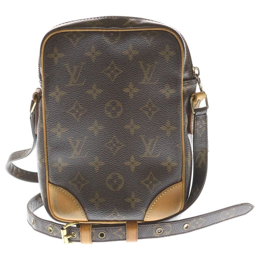 LOUIS VUITTON(ルイヴィトン) モノグラム アマゾン ショルダーバッグ ミニバッグ ブラウン レザー×PVC M45236 ゴールド金具 レディース