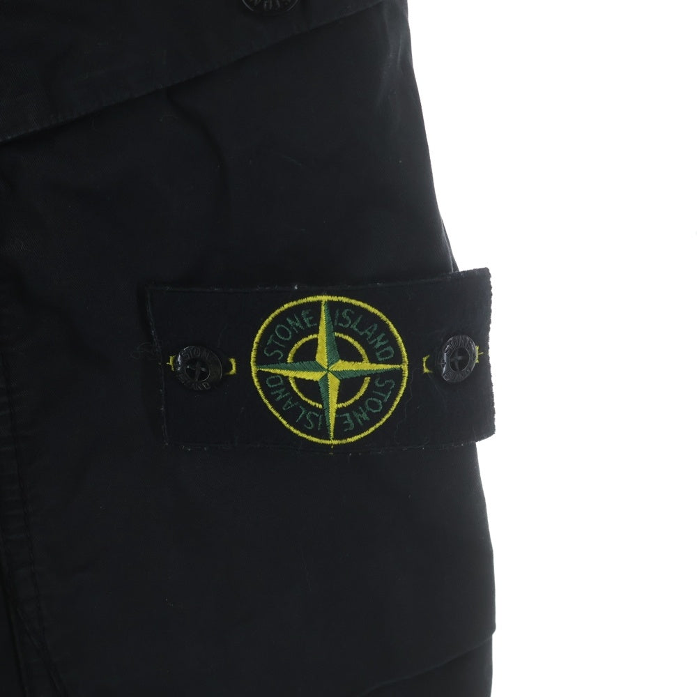 STONE ISLAND(ストーンアイランド) ワッペンロゴ カーゴ ジョガーパンツ ブラック
