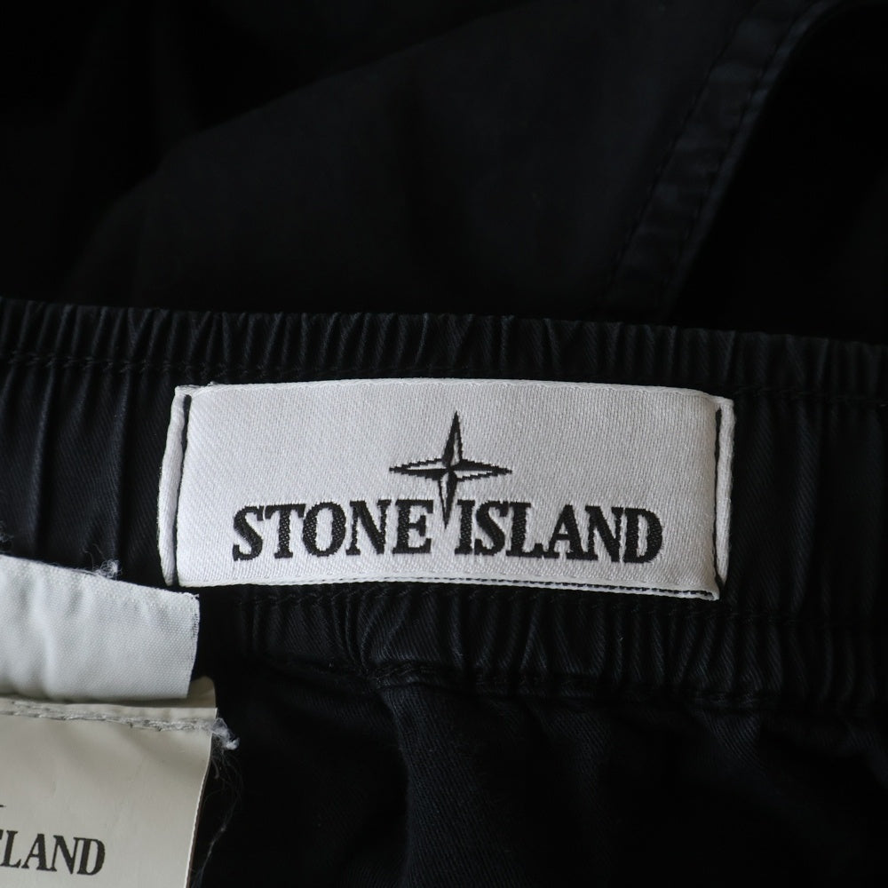 STONE ISLAND(ストーンアイランド) ワッペンロゴ カーゴ ジョガーパンツ ブラック