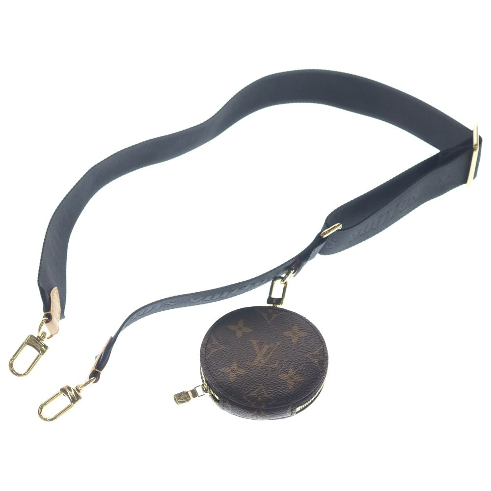 LOUIS VUITTON(ルイヴィトン) モノグラム ショルダーストラップ ポーチ ブラウン PVC J02487 ゴールド金具
