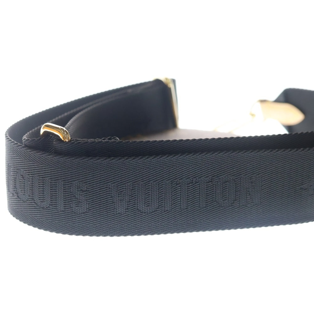 LOUIS VUITTON(ルイヴィトン) モノグラム ショルダーストラップ ポーチ ブラウン PVC J02487 ゴールド金具