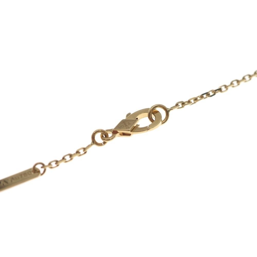 Van Cleef & Arpels(ヴァンクリーフアンドアーペル) ヴィンテージアルハンブラ ダイヤ ネックレス Au750 K18 YG イエローゴールド ペンダント VCARA45300 レディース