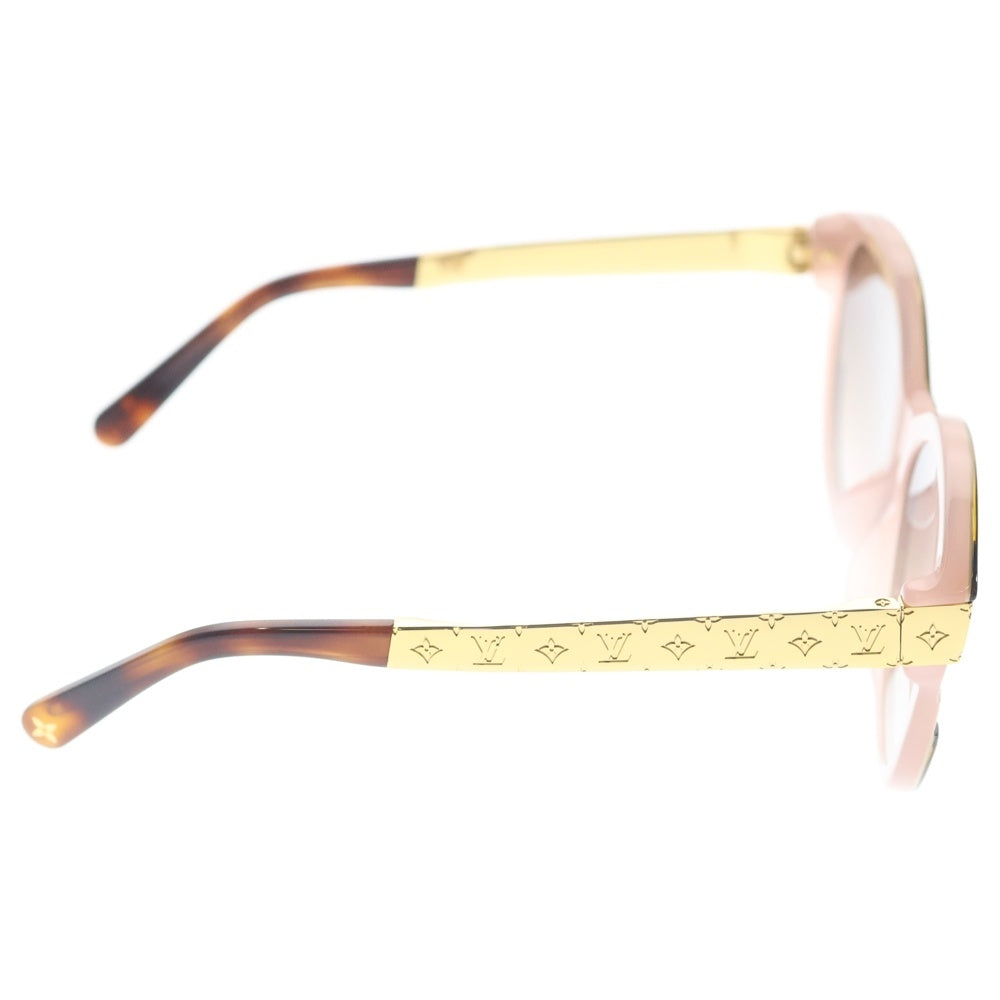 LOUIS VUITTON(ルイヴィトン) LV プティ スプソン キャットアイ サングラス トータス ライトピンク Z1858E 57□18 140 レディース