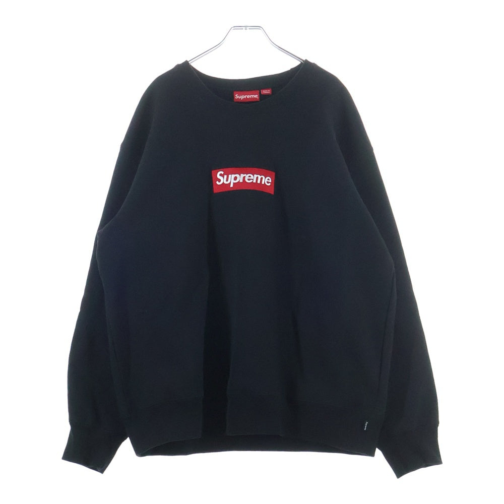 SUPREME(シュプリーム) Box Logo Hooded Sweatshirt ボックスロゴ 長袖スウェット ブラック Lサイズ