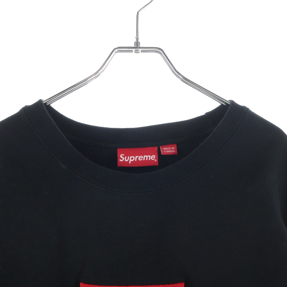 SUPREME(シュプリーム) Box Logo Hooded Sweatshirt ボックスロゴ 長袖スウェット ブラック Lサイズ