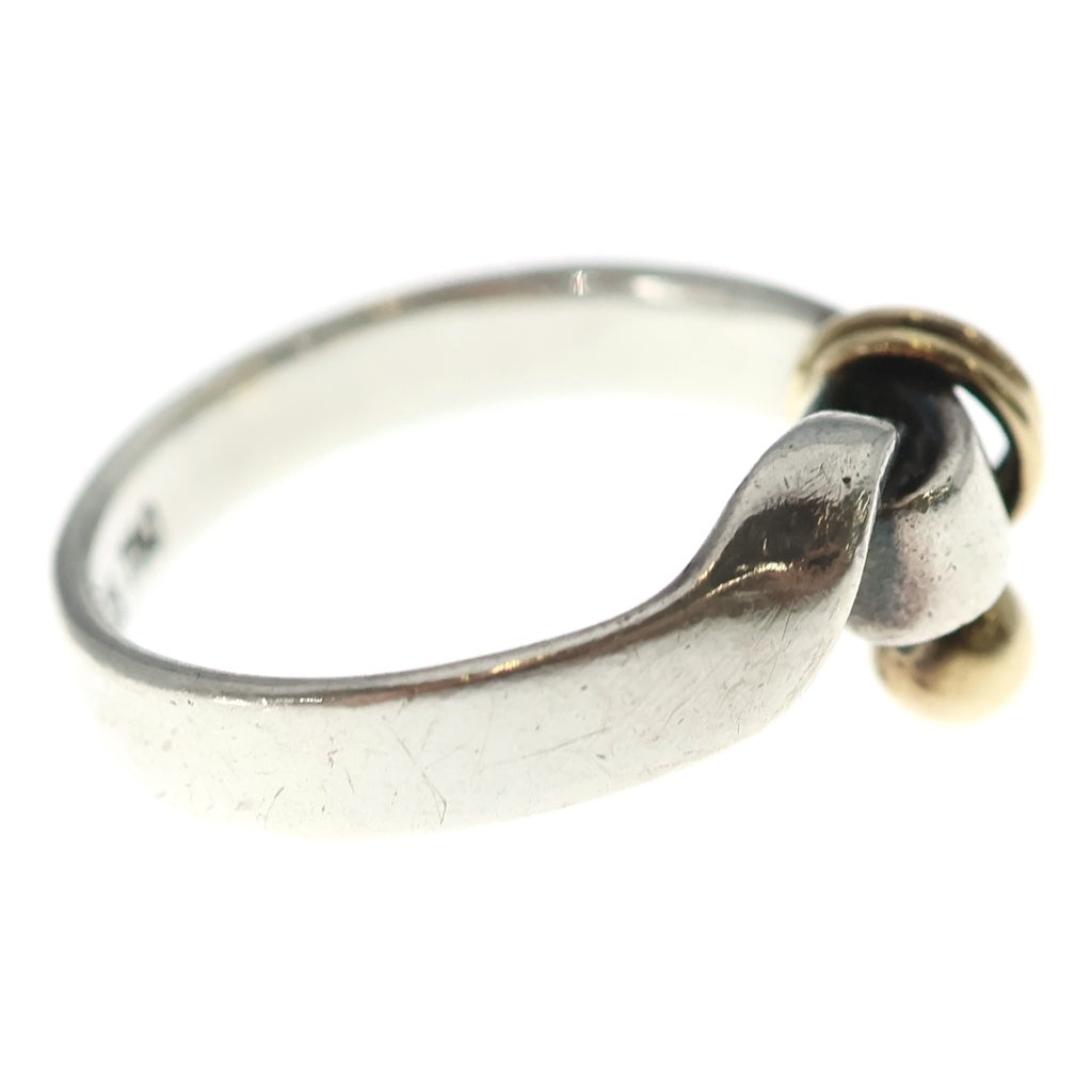 TIFFANY & Co.(ティファニー) フック&アイ リング Ag925/Au750 シルバー ゴールド 指輪