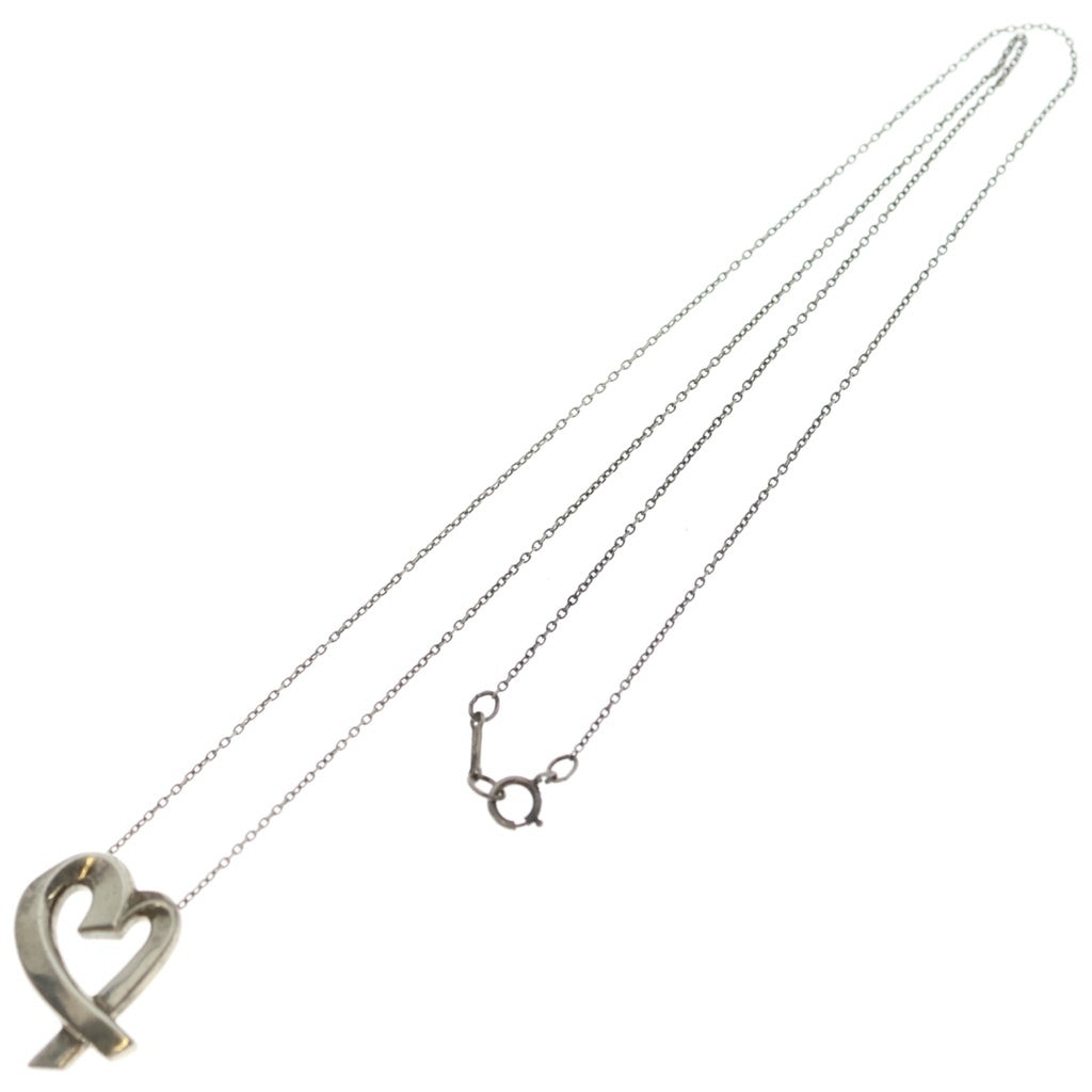 TIFFANY & Co.(ティファニー) パロマピカソ ラビングハート ネックレス ペンダント Ag925 SV シルバー レディース