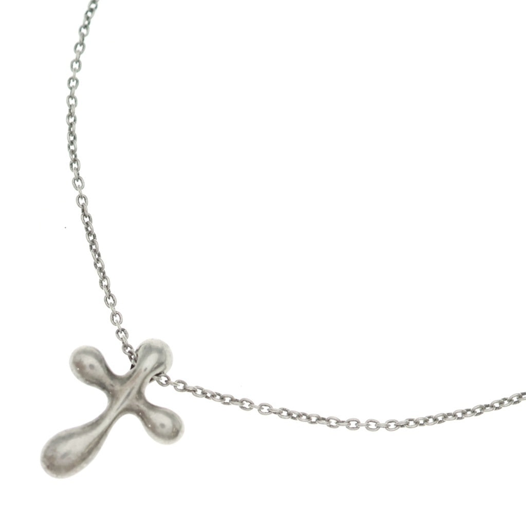 TIFFANY & Co.(ティファニー) エルサ・ペレッティ スモール クロス ペンダント Ag925 SV シルバー レディース