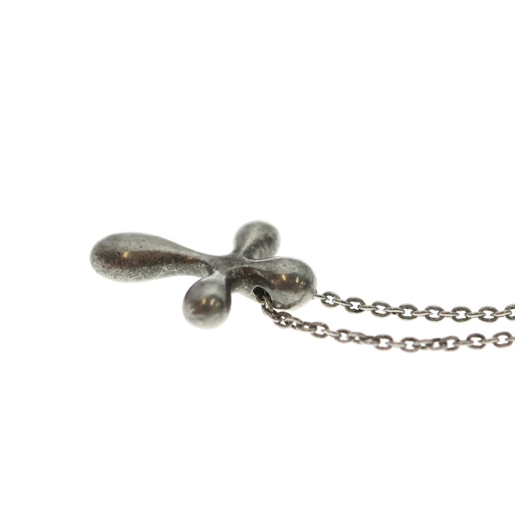 TIFFANY & Co.(ティファニー) エルサ・ペレッティ スモール クロス ペンダント Ag925 SV シルバー レディース