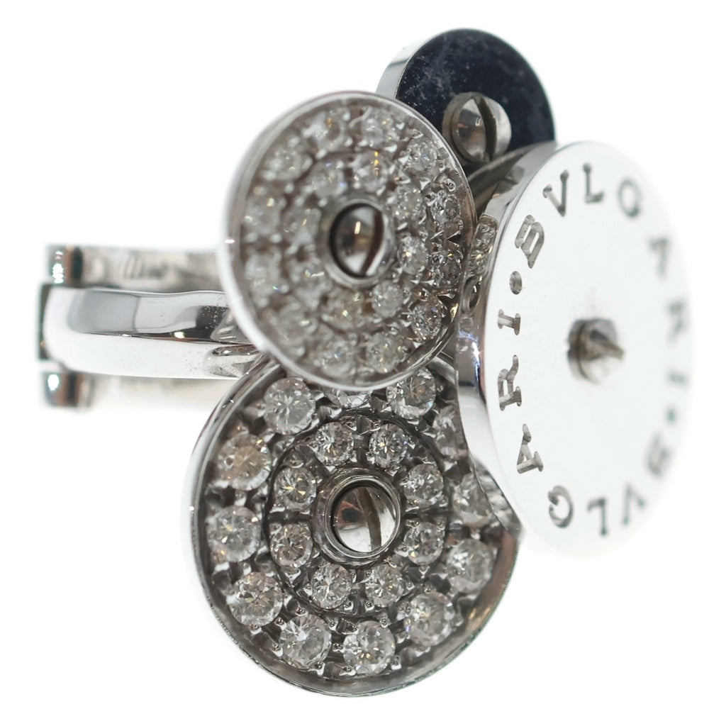 BVLGARI(ブルガリ) チクラディ ダイヤ ピアス Au750 K18 WG ホワイトゴールド レディース