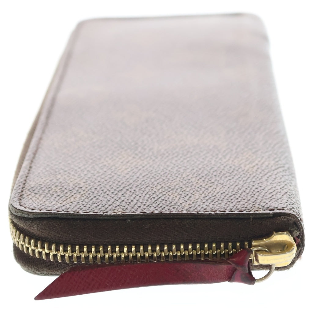 LOUIS VUITTON(ルイヴィトン) モノグラム ボルトフォイユクレマンス ロングウォレット 長財布 カードケース ブラウン×ピンク PVC レザー M60742 ゴールド金具 レディース