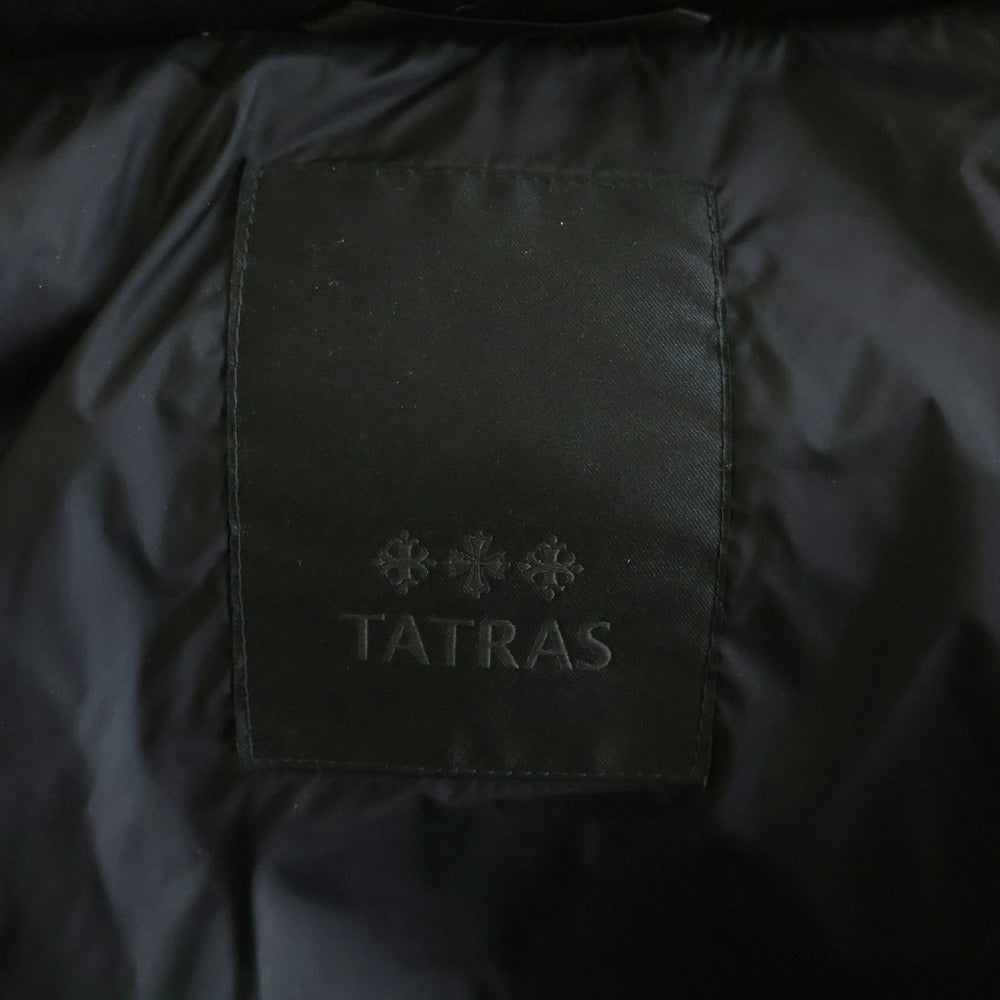TATRAS(タトラス) AGORDO アゴルド ウール フーデッド ダウンジャケット ブラック MTKE23A4148-D