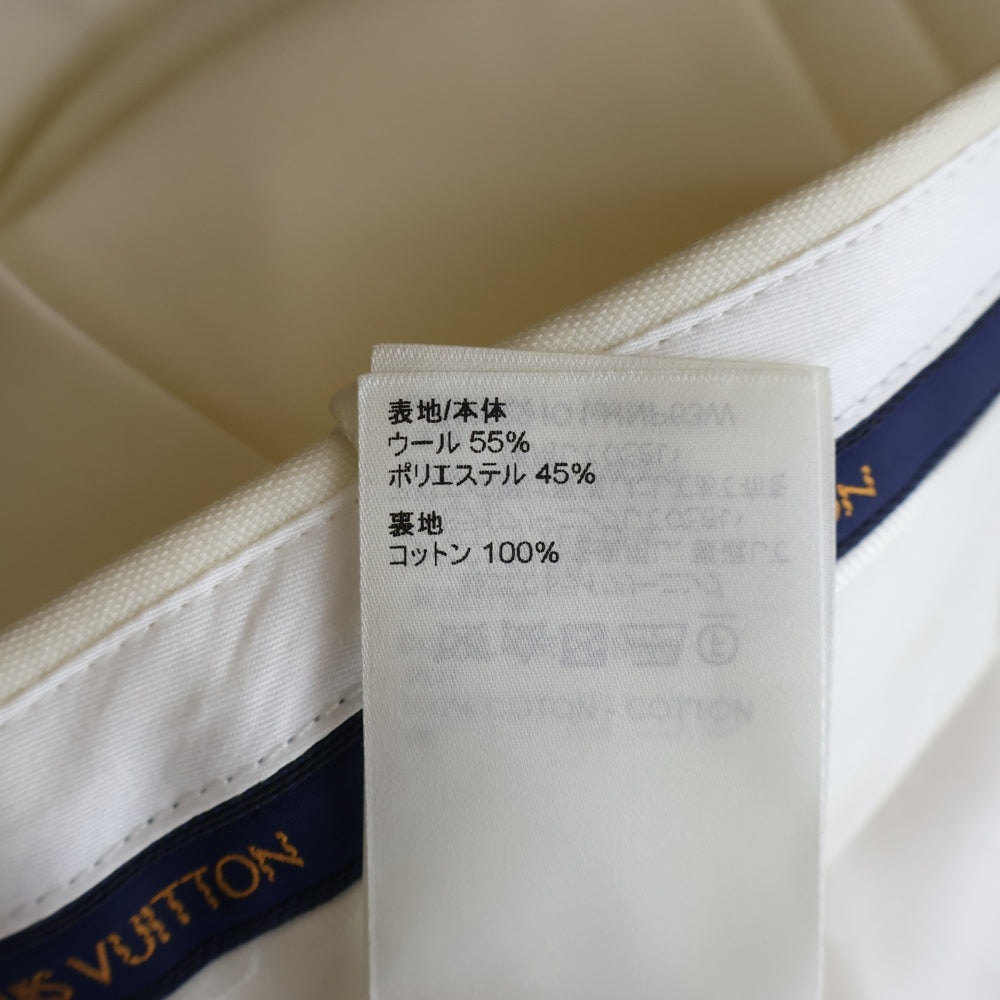 LOUIS VUITTON(ルイヴィトン) 22AW センタープレス テーラード ハーフ ショートパンツ ショーツ ホワイト RM222 IQ1 HNP63W