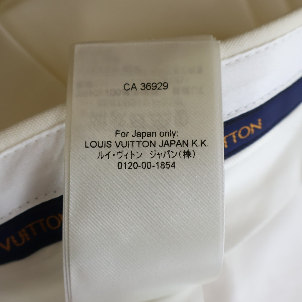 LOUIS VUITTON(ルイヴィトン) 22AW センタープレス テーラード ハーフ ショートパンツ ショーツ ホワイト RM222 IQ1 HNP63W