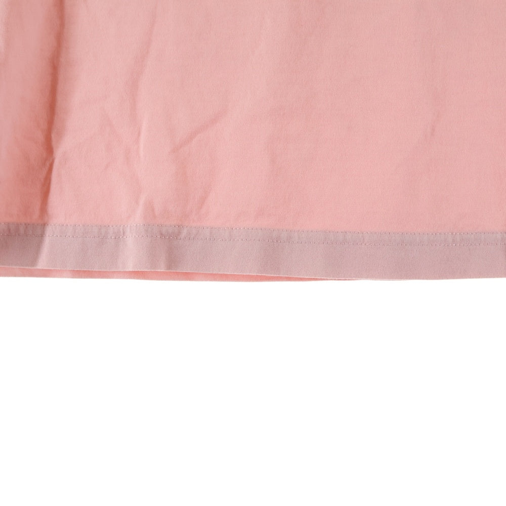 BURBERRY(バーバリー) ラバーロゴプリント クルーネック 半袖Tシャツ カットソー ピンク 8067529 レディース