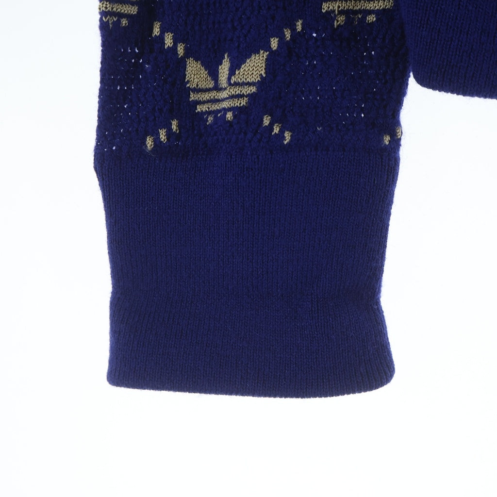 GUCCI(グッチ) ×adidas アディダス GG ジャガード ニット カーディガン ブルー 700474 レディース
