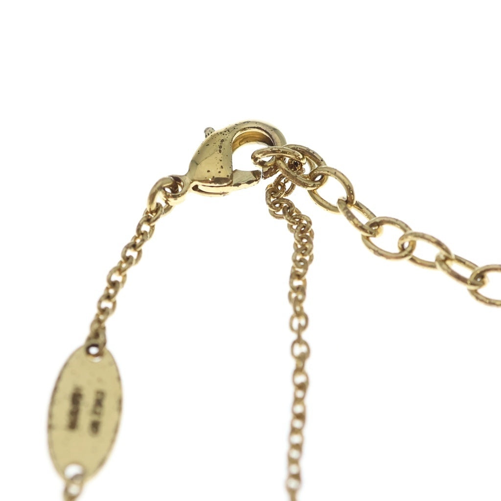 LOUIS VUITTON(ルイヴィトン) フローラグラム ネックレス ペンダント チェーン ゴールド/ホワイト M00981 レディース