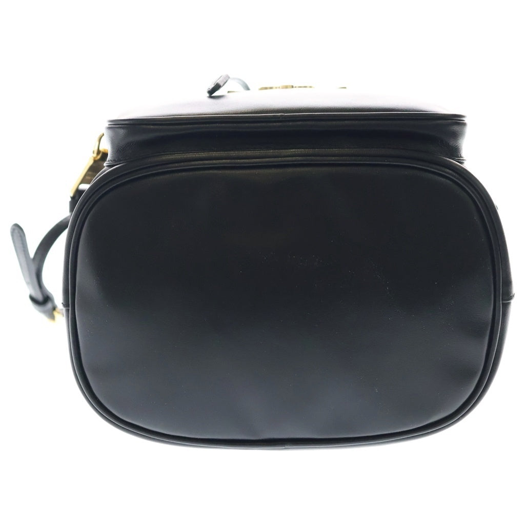 PRADA(プラダ) デュエット バゲットバッグ 黒 レザー 1BH038 レディース