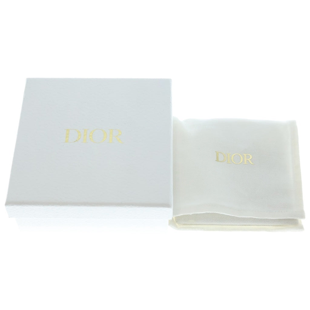 Christian Dior(クリスチャンディオール) CDロゴ ラインストーンネックレス ペンダント チェーン ゴールド GP