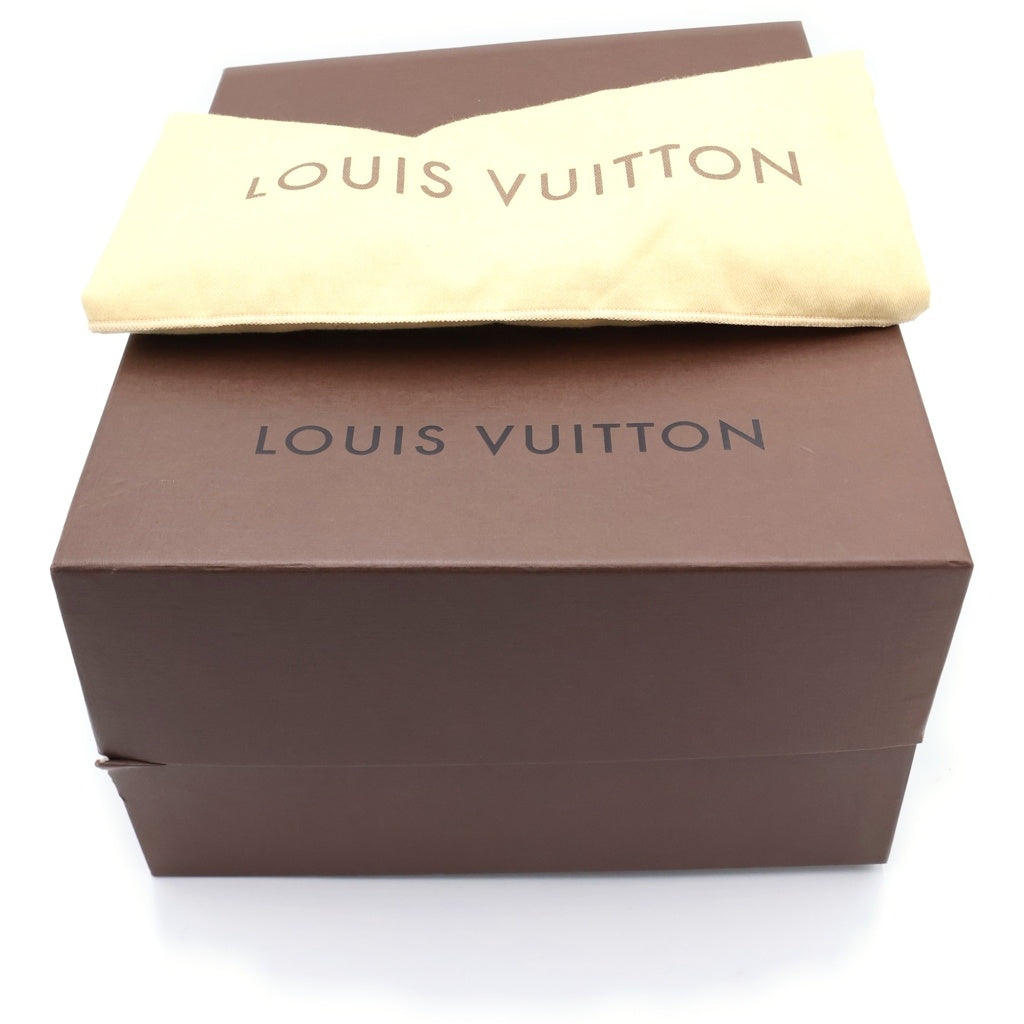 LOUIS VUITTON(ルイヴィトン) モノグラム マンハッタンPM ハンドバッグ ブラウン レザー×PVC M40026 ゴールド金具 レディース