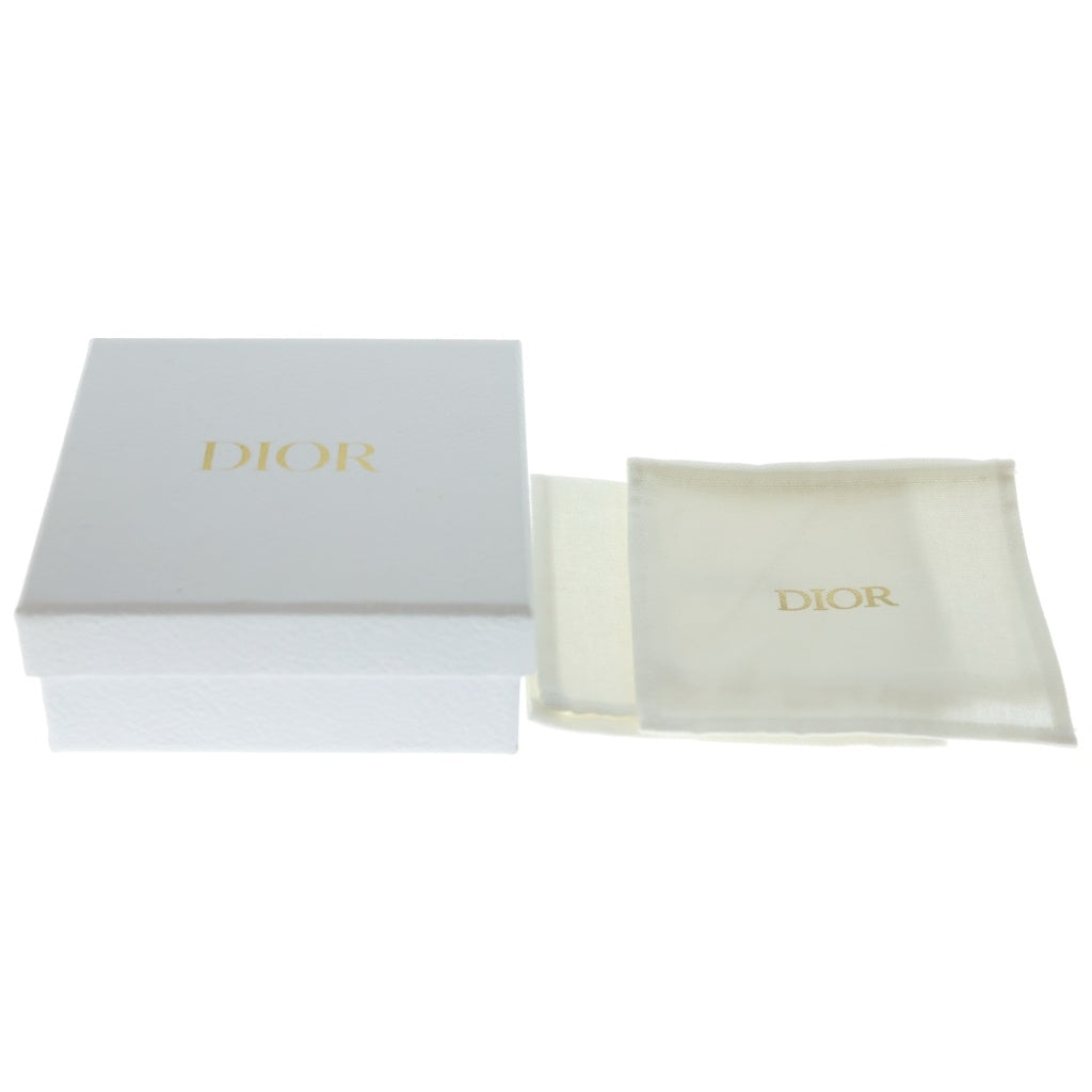 Christian Dior(クリスチャンディオール) ラインストーンスター ダブルチェーンネックレス ペンダント ゴールド GP レディース