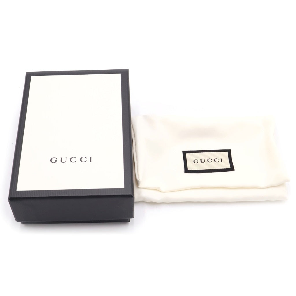 GUCCI(グッチ) グッチシマ コインケース ポーチ ブラック レザー 449896 ゴールド金具 レディース