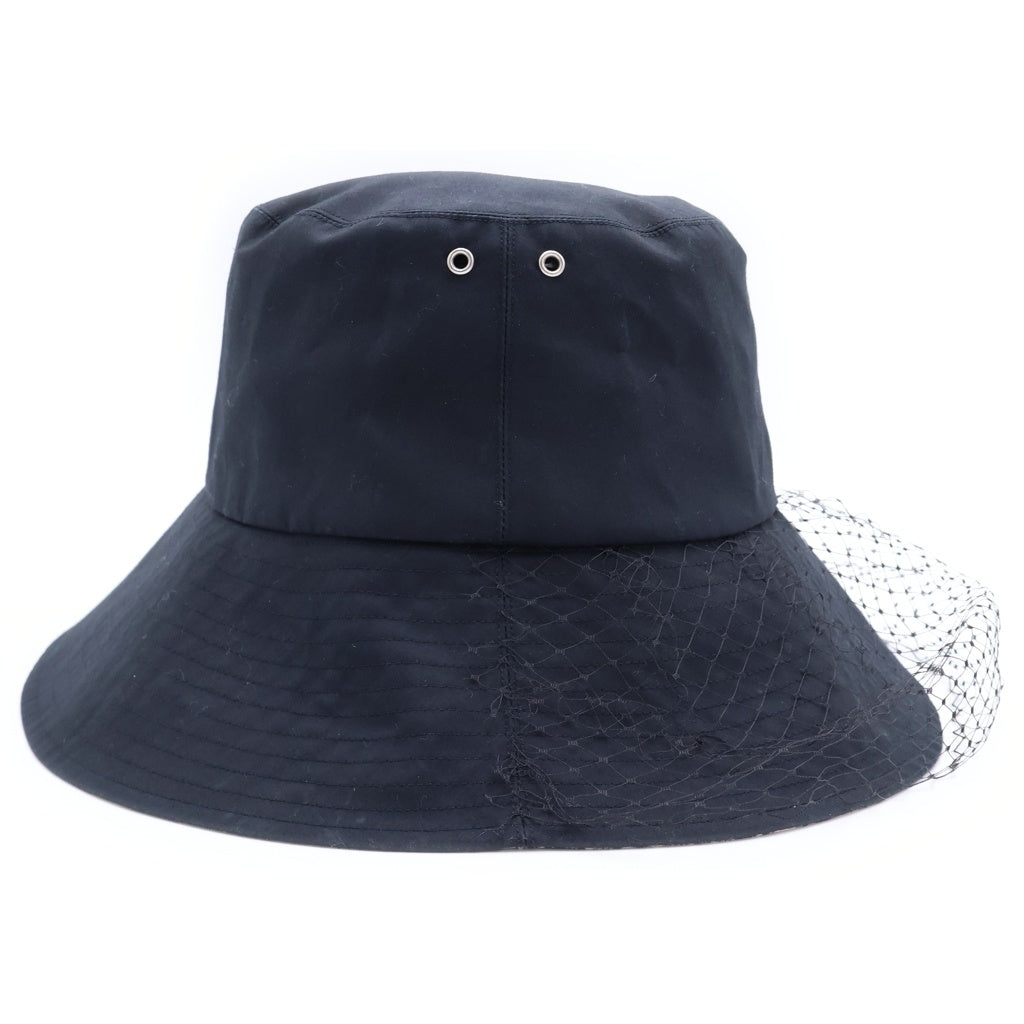 DIOR(ディオール) オブリーク レースレイヤード バケットハット 帽子 ブラック レディース 95TDD924G130