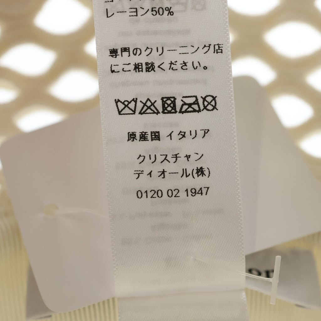 DIOR(ディオール) メッシュ ボブ バケット ハット 帽子 ホワイト 22DMH923A131 レディース