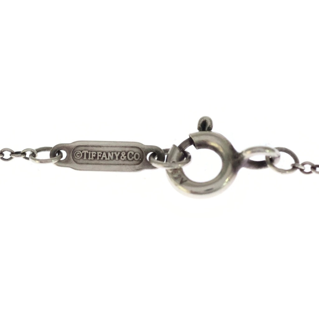 TIFFANY & Co.(ティファニー) リターントゥティファニー ミニダブルハート タグ Ag925 ネックレス ペンダント シルバー/ブルー レディース