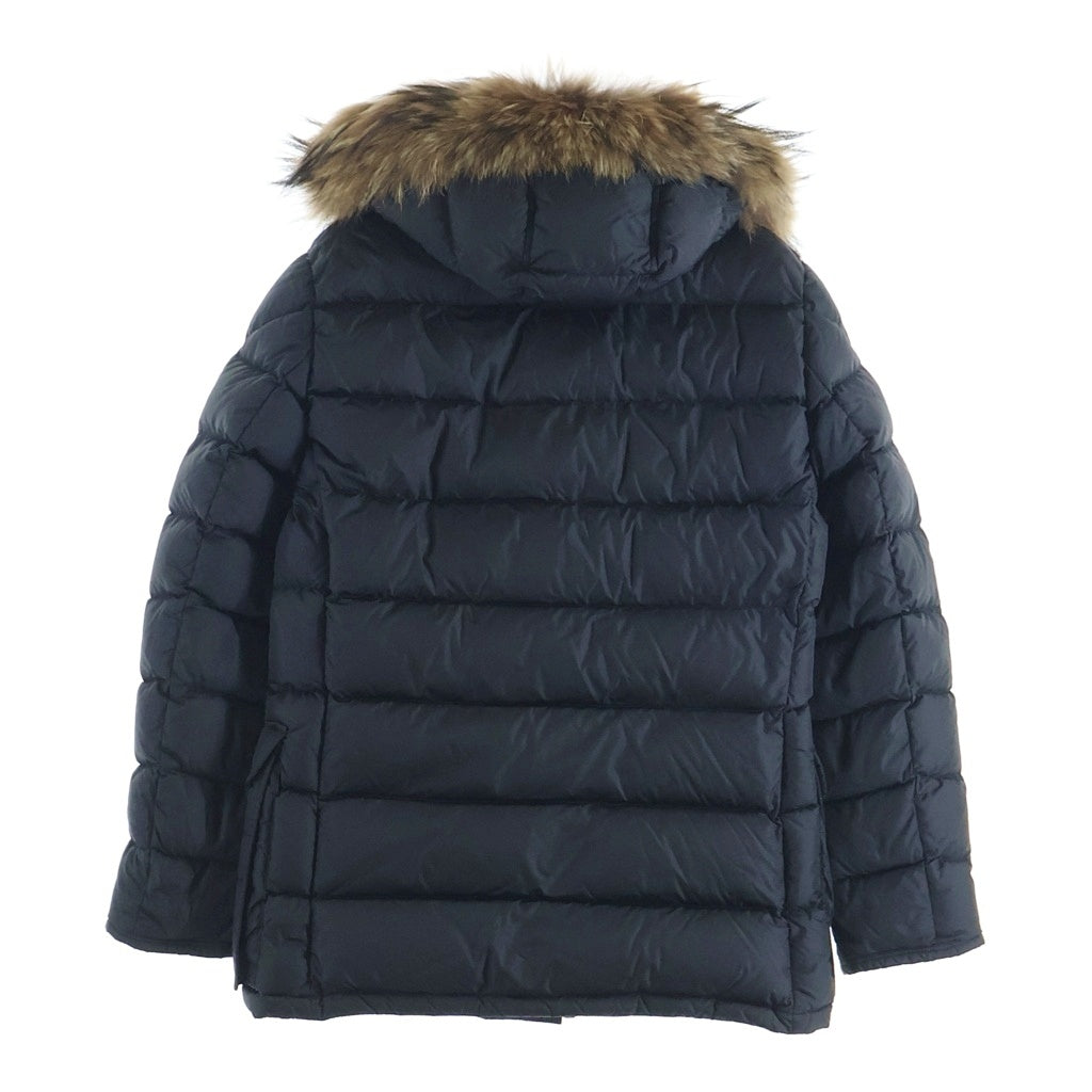 MONCLER(モンクレール) 20AW CLUNY DOWN JAKET クルーニー ファー付ダウンコート ジャケット ブラック F20911B52502