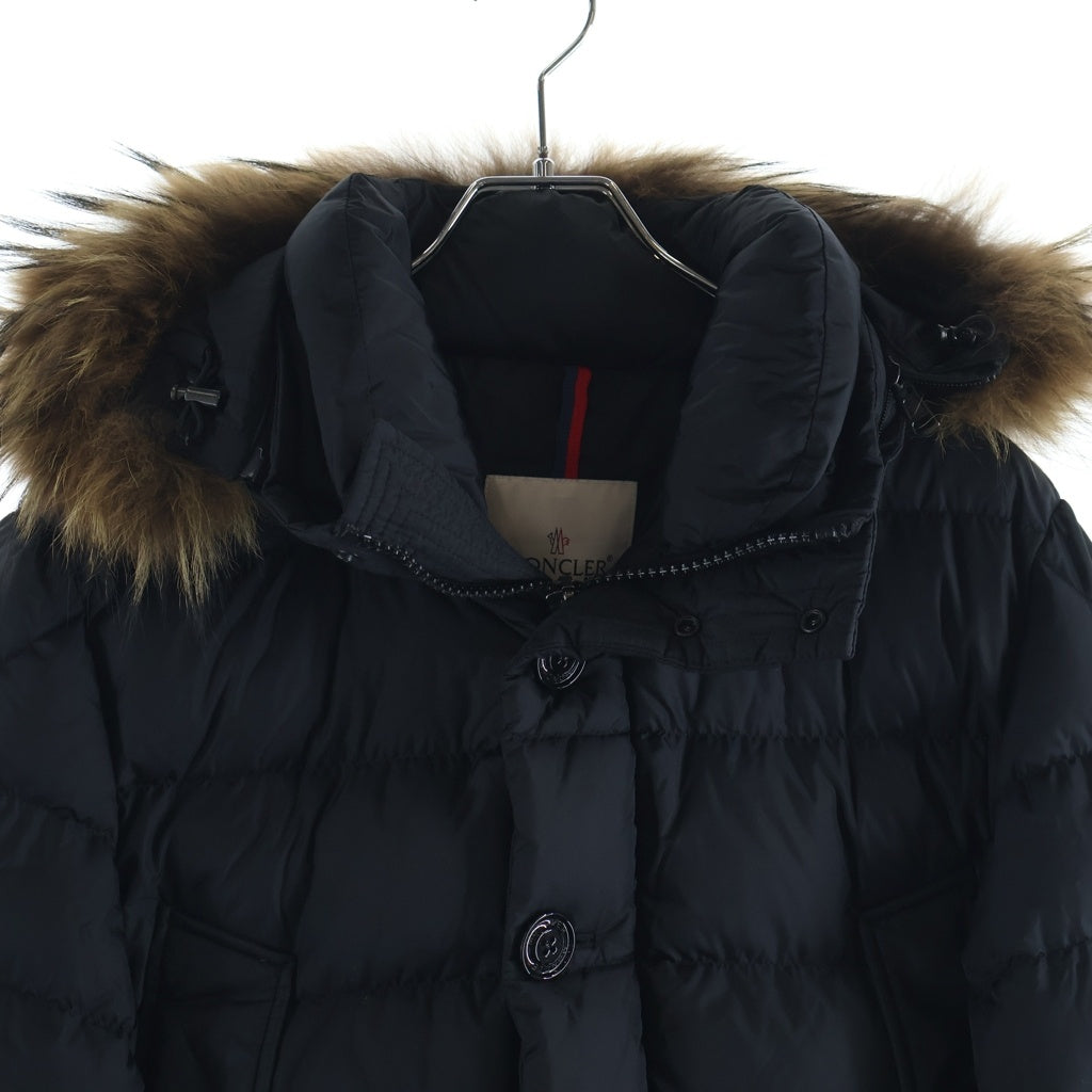 MONCLER(モンクレール) 20AW CLUNY DOWN JAKET クルーニー ファー付ダウンコート ジャケット ブラック F20911B52502