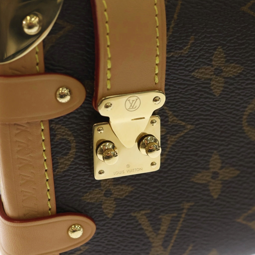 LOUIS VUITTON(ルイヴィトン) サイドトランク PM モノグラム PVC レザー ショルダーバッグ ブラウン M46815 レディース