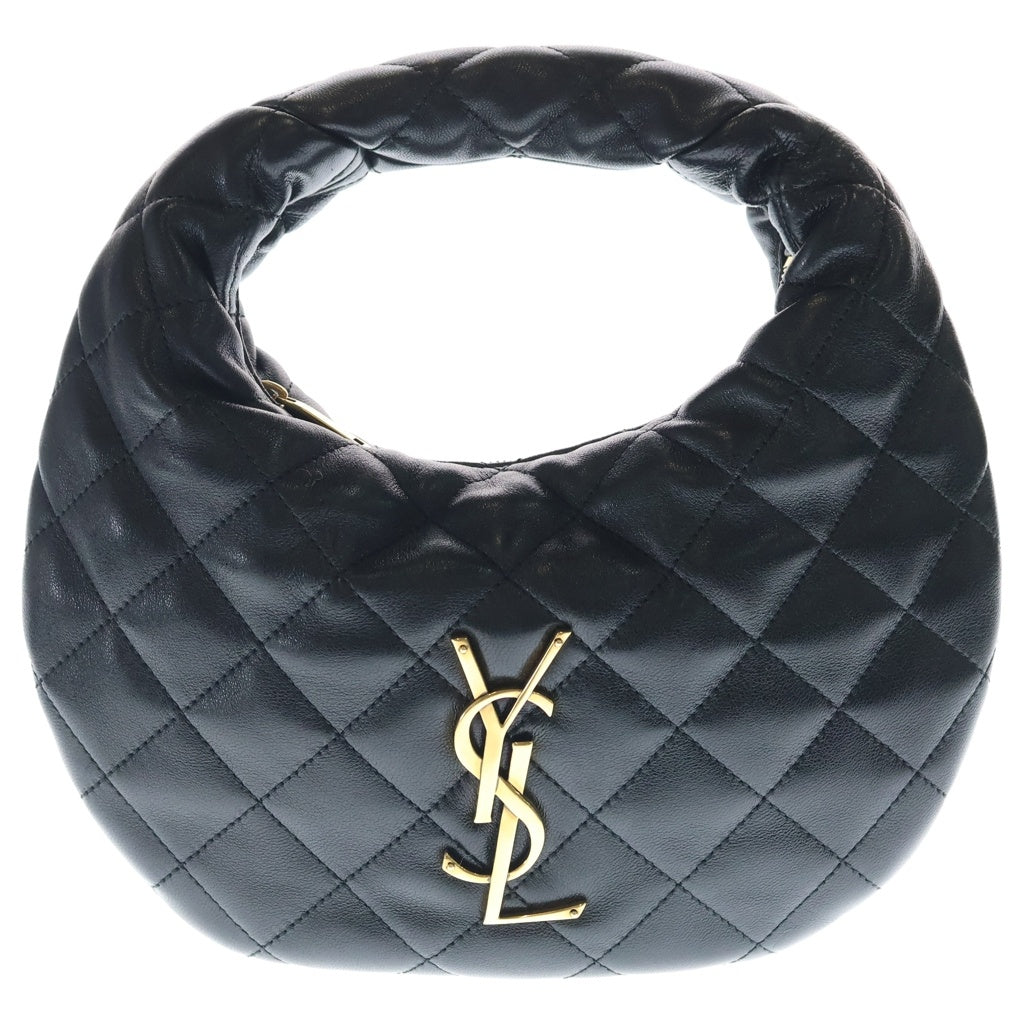 YVES SAINT LAURENT(イヴサンローラン) イカリーノ ワンショルダー レザー ゴールド金具 ハンドバック 851689 ブラック レディース