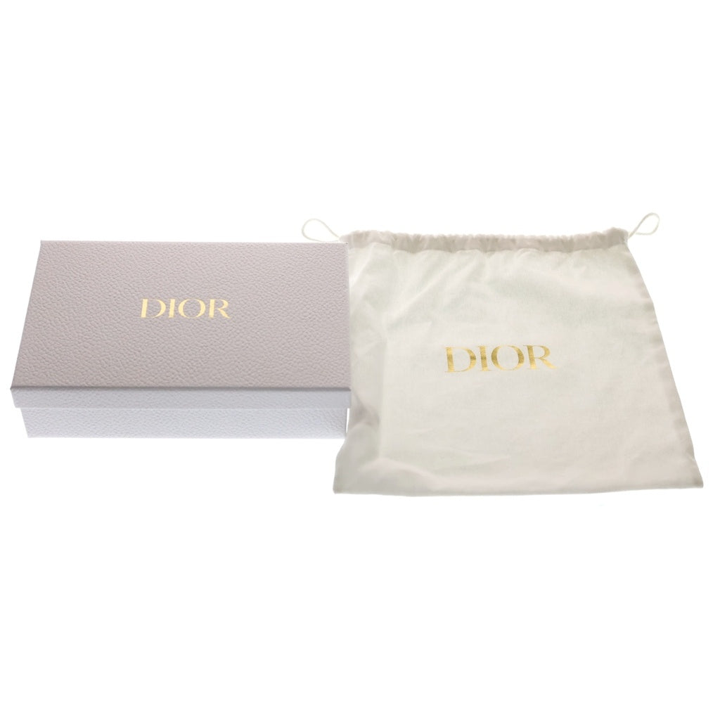 Christian Dior(クリスチャンディオール) マイディオールディオールトークフォンバッグ チェーンショルダーバッグ ホワイト レザー S0977ONMJ_M030ゴールド金具 レディース